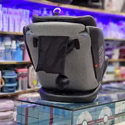 صندلی ماشین چرخشی ایزوفیکس دار کیدیلو kidilo مدلH320 (مشکی طوسی چرم )