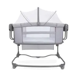 گهواره برقی و تخت ماستلا Mastela مدل 3in1 ( طوسی تیره )