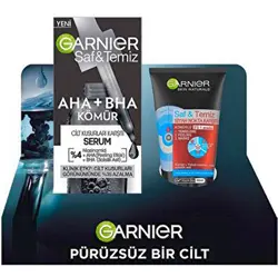 پک دوتایی «ماسک ۳ کاره + سرم لایه‌بردار زغال» گارنیر اورجینال