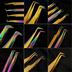 کالکشن عکس پنس طلایی و هفت رنگ (ست 18 تایی) - فروشگاه تخصصی مژه ویسپی