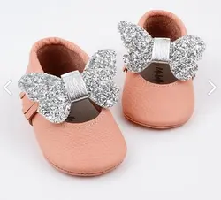 کفش راحتی دختر بچه چرمی پروانه پولک مدل: Le Mabelle - LM956
