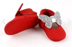 کفش راحتی دختر بچه چرمی پروانه پولک مدل: Le Mabelle - LM956