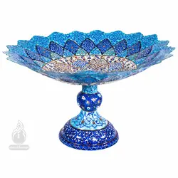 شیرینی خوری میناکاری حسینی کف گود قطر 30 سانتی متر