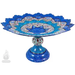 شیرینی خوری میناکاری کاظمی قطر 30 سانتی متر 3