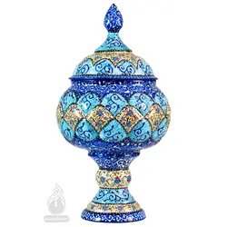 شکلات خوری میناکاری نیل قطر 10 سانتی متر 2