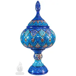 شکلات خوری میناکاری کاظمی قطر 15 سانتی متر 1