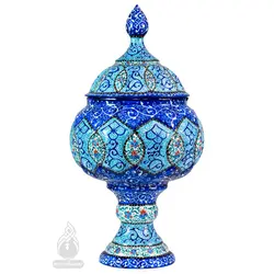 شکلات خوری میناکاری نیل قطر 10 سانتی متر 1