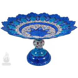 شیرینی خوری میناکاری کاظمی قطر 30 سانتی متر 4