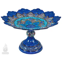 شیرینی خوری میناکاری کاظمی قطر 20 سانتی متر 2