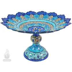 شیرینی خوری میناکاری نیل قطر 30 سانتی متر 1