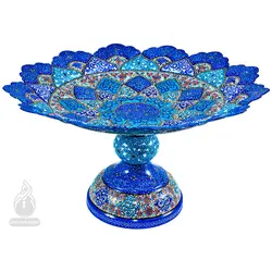 شیرینی خوری میناکاری کاظمی قطر 25 سانتی متر 2