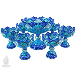 مجموعه آجیل خوری میناکاری هفت سین نیل 1
