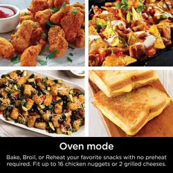 آون توستر برند Ninja| مدل ST101|توستر فلیپ 2 در 1|2 ظرفیت برش| آون توستر فشرده| اسنک ساز| گرم کردن مجدد| یخ زدایی| 1500 وات| فولاد ضد زنگ|ارسال 15 الی 20 روزکاری | ایپسند| خرید از آمازون | خرید آسان از امارات و امریکا