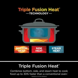 مولتی کوکر برند نینجا Ninjaمدل MC1001|سرخ کن بدون روغن ،اجاق گاز با درب شیشه ای همراه با قاشق، نچسب، قابلمه ایمن فر تا دمای 500 درجه فارنهایت ،خاکستری ، 8 در 1| 8.5 Quart| ارسال 15 الی 20 روزکاری | ایپسند| خرید از آمازون | خرید آسان از امارات و امریکا