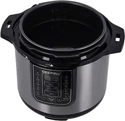 زودپز بخارپز پلوپز چندکاره دیجیتال Geepas مدل‎GMC35030| ظرفیت 12 لیتر| 14 برنامه پخت|نمایشگر LED|ارسال 15 الی 20 روزکاری | ایپسند| خرید از آمازون | خرید آسان از امارات و امریکا