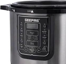 زودپز بخارپز پلوپز چندکاره دیجیتال Geepas مدل‎GMC35030| ظرفیت 12 لیتر| 14 برنامه پخت|نمایشگر LED|ارسال 15 الی 20 روزکاری | ایپسند| خرید از آمازون | خرید آسان از امارات و امریکا