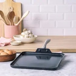 ماهیتابه برند GreenPan|مدل ‎CC002674-001 |سرامیک سالم نچسب|بدون PFAS| قابل شستشو در ماشین ظرفشویی| 11 اینچی|ایمن در فر| مشکی| ارسال 15 الی 20 روزکاری | ایپسند| خرید از آمازون | خرید آسان از امارات و امریکا