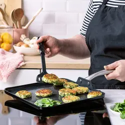 ماهیتابه برند GreenPan|مدل ‎CC002674-001 |سرامیک سالم نچسب|بدون PFAS| قابل شستشو در ماشین ظرفشویی| 11 اینچی|ایمن در فر| مشکی| ارسال 15 الی 20 روزکاری | ایپسند| خرید از آمازون | خرید آسان از امارات و امریکا