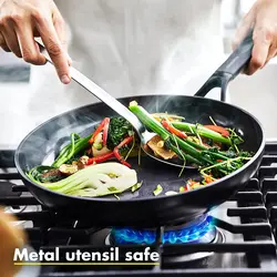 ماهیتابه برند GreenPan مدل SmartShape |سرامیک سالم نچسب|بدون PFAS| القایی| قابل شستشو در ماشین ظرفشویی| مشکی-ارسال 15 الی 20 روزکاری | ایپسند| خرید از آمازون | خرید آسان از امارات و امریکا