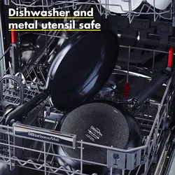 ماهیتابه برند GreenPan مدل SmartShape |سرامیک سالم نچسب|بدون PFAS| القایی| قابل شستشو در ماشین ظرفشویی| مشکی-ارسال 15 الی 20 روزکاری | ایپسند| خرید از آمازون | خرید آسان از امارات و امریکا