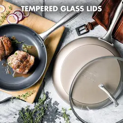 سرویس ماهیتابه 5 پارچه برند GreenPan|مدل ‎‎ ‎CC001911-001|قهوه ای | Lima Bronze| ارسال 15 الی 20 روزکاری | ایپسند| خرید از آمازون | خرید آسان از امارات و امریکا