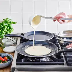 ماهیتابه برند GreenPan|مدل ‎‎‎ CC000785-001|سرامیکی نچسب|Essentials| قابل شستشو در ماشین ظرفشویی|24 سانتی متری| مشکی|بدون PFAS|القایی|ارسال 15 الی 20 روزکاری | ایپسند| خرید از آمازون | خرید آسان از امارات و امریکا