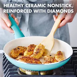 ماهیتابه برند GreenPan|مدل ‎‎‎CC002479-001| ‎CC002635-001| فیروزه ای|مشکی|Rio| نچسب سرامیکی|12 اینچی|قابل شستشو در ماشین ظرفشویی |بدون PFAS| ارسال15 الی 20 روز کاری | ایپسند| خرید از آمازون | خرید آسان از امارات و امریکا