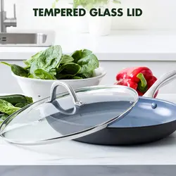 ماهیتابه برند GreenPan|مدل ‎ ‎CW0004157| خاکستری| Lima| پوشش سرامیکی|آنودایز سخت |12 اینچی | 5 لیتری |ارسال 15 الی 20 روزکاری | ایپسند| خرید از آمازون | خرید آسان از امارات و امریکا
