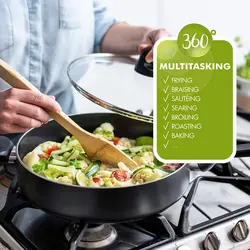 سرویس قابلمه 4 پارچه برند GreenPan|مدل ‎CC001666-001| قابلمه | ماهیتابه |سرامیکی|نچسب |Memphis| بدون PFAS| القایی| قابل شستشو در ماشین ظرفشویی| فر| مشکی|ارسال 10 الی 20 روز کاری | ایپسند| خرید از آمازون | خرید آسان از امارات و امریکا