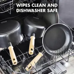 سرویس قابلمه 8 پارچه برند GreenPan|مدل ‎CC003400-001| قابلمه | ماهیتابه |سرامیکی|نچسب هادسون|Hudson|قهوه ای و مشکی|ارسال 10 الی 20 روز کاری | ایپسند| خرید از آمازون | خرید آسان از امارات و امریکا