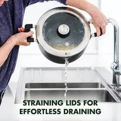 سرویس قابلمه 11 پارچه برند GreenPan|مدل ‎CC002120-001| قابلمه | ماهیتابه |سرامیکی|آنادایز شده سخت| بدون PFAS| قابل شستشو در ماشین ظرفشویی|مشکی|ارسال 10 الی 20 روز کاری | ایپسند| خرید از آمازون | خرید آسان از امارات و امریکا