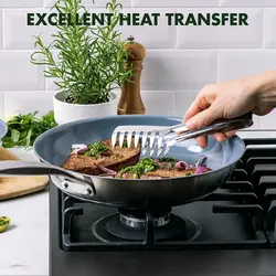 سرویس قابلمه 10 پارچه برند GreenPan|مدل ‎CC004861-001 |نچسب سرامیکی | Treviso| قابلمه | ماهیتابه | بدون PFAS| روکش| القایی| قابل شستشو در ماشین ظرفشویی| نقره ای|ارسال 10 الی 20 روز کاری | ایپسند| خرید از آمازون | خرید آسان از امارات و امریکا