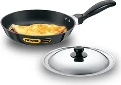 ماهیتابه برند Hawkins |مدل Q11|ماهیتابه نچسب|با درب فولادی| 22 سانتی متر| ضخامت 3.25 میلی متر| 1 لیتر| مشکی|Futura-ارسال 15 الی 20 روزکاری | ایپسند| خرید از آمازون | خرید آسان از امارات و امریکا