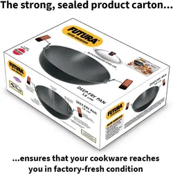 ماهیتابه برند Hawkins |مدل ‎‎L19|ماهیتابه سرخ کردنی با آنادایز سخت |ته گرد با درب فولادی|1.5 لیتری| مشکی|Kadhai|Futura|ارسال 15 الی 20 روزکاری | ایپسند| خرید از آمازون | خرید آسان از امارات و امریکا