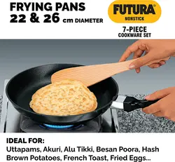 سرویس قابلمه 7 پارچه برند HAWKINS|مدل NSET4 |Futura|ست شماره 4 ظروف نچسب|ماهیتابه|مشکی|ارسال 10 الی 20 روز کاری | ایپسند| خرید از آمازون | خرید آسان از امارات و امریکا