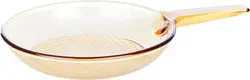 ماهیتابه شیشه ای برند Visions Cookware مدل 3744| Skillet|قهوه ایی|9 اینچی|23 سانتی متر-ارسال 15 الی 20 روزکاری | ایپسند| خرید از آمازون | خرید آسان از امارات و امریکا