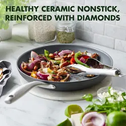 سرویس قابلمه 12 پارچه برند GreenPan مدل MS65Y0R| قابلمه| ماهیتابه|ظروف نچسب سرامیکی|خاکستری-ارسال 15 الی 20 روز کاری | ایپسند| خرید از آمازون | خرید آسان از امارات و امریکا