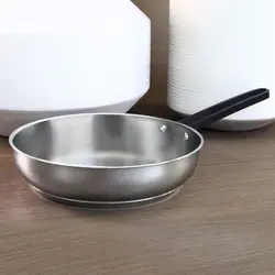 ماهیتابه برند Rossetti مدل Agostini| ظروف استیل| 20 سانتی| تابه با دسته کمکی|دسته برنزی-ارسال 15 الی 20 روزکاری | ایپسند| خرید از آمازون | خرید آسان از امارات و امریکا