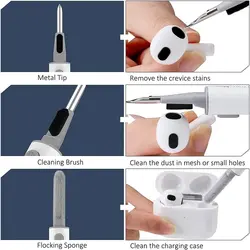 کیت تمیز کننده کیبورد Exrp با ابزارهای پاک کننده،پولر کلیدها،دستمال تمیز کننده،ماسه مومی، 5 در 1 ابزار تمیز کننده مولتی فانکشنال برای Airpods، لپتاپ، الکترونیک (سفید)-ارسال 15 الی 20 روزکاری | ایپسند| خرید از آمازون | خرید آسان از امارات و امریکا