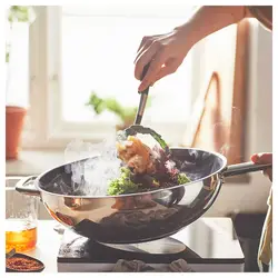 ماهیتابه برند IKEA مدل IKEA 365+ Wok | پوشش فولاد ضد زنگ| 32 سانتی متری-ارسال 15 الی 20 روزکاری | ایپسند| خرید از آمازون | خرید آسان از امارات و امریکا