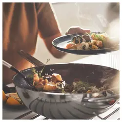 ماهیتابه برند IKEA مدل IKEA 365+ Wok | پوشش فولاد ضد زنگ| 32 سانتی متری-ارسال 15 الی 20 روزکاری | ایپسند| خرید از آمازون | خرید آسان از امارات و امریکا