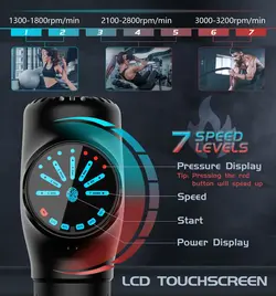 ماساژور تفنگی برند داکورم DACORM مدل Y8 Pro Max، ماساژور ماهیچه ای برای ورزشکاران، قابل حمل رنگ مشکی- ارسال 10 تا 15 روزکاری | ایپسند| خرید از آمازون | خرید آسان از امارات و امریکا