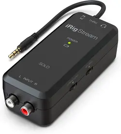 کارت صدا برند IK Multimedia مدل iRig Stream Solo ، رابط صوتی استریم برای گوشی های هوشمند- ارسال 15 الی 20 روزکاری | ایپسند| خرید از آمازون | خرید آسان از امارات و امریکا