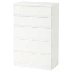 دراور 5 کشو برند IKEA مدل KULLEN |سفید-ارسال 15 الی 20 روزکاری | ایپسند| خرید از آمازون | خرید آسان از امارات و امریکا