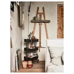 ترولی برند IKEA| مدل RÅSKOG|مشکی|چرخ دستی- ارسال15 الی 20 روز کاری | ایپسند| خرید از آمازون | خرید آسان از امارات و امریکا