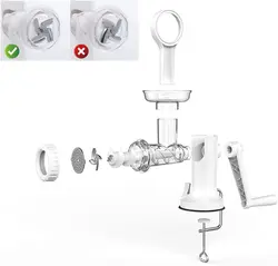 چرخ گوشت برند LHS| چرخ گوشت دستی| 3 در 1 |با تیغه های فولادی ضد زنگ- ارسال 15 الی 20 روزکاری | ایپسند| خرید از آمازون | خرید آسان از امارات و امریکا