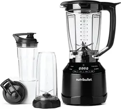 مخلوط کن ,اسموتی ساز لمسی هوشمند Nutri Bullet |مدل ‎NBT-15 | با برنامه هوشمند|1500وات | 3 سرعت مخلوط|8 قطعه|کنترل پالس|1.9 لیتر- ارسال 10 الی 15 روز کاری | ایپسند| خرید از آمازون | خرید آسان از امارات و امریکا