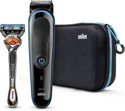 ماشین اصلاح براون Braun Multi Grooming Kit–کیت 9 در 1 تریمر دقیق برای استایلینگ ریش و مو+ریش‌ تراش Gillitte Proglide،مدلMGK3980 -ارسال 10 الی 15 روزکاری | ایپسند| خرید از آمازون | خرید آسان از امارات و امریکا