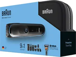 ماشین اصلاح براون Braun Multi Grooming Kit–کیت 9 در 1 تریمر دقیق برای استایلینگ ریش و مو+ریش‌ تراش Gillitte Proglide،مدلMGK3980 -ارسال 10 الی 15 روزکاری | ایپسند| خرید از آمازون | خرید آسان از امارات و امریکا