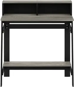 میز کامپیوتر Furinno 14054BK، GYW Simplistic A Frame، مشکی،خاکستری بلوط فرانسوی-ارسال 15 الی 20 روزکاری | ایپسند| خرید از آمازون | خرید آسان از امارات و امریکا